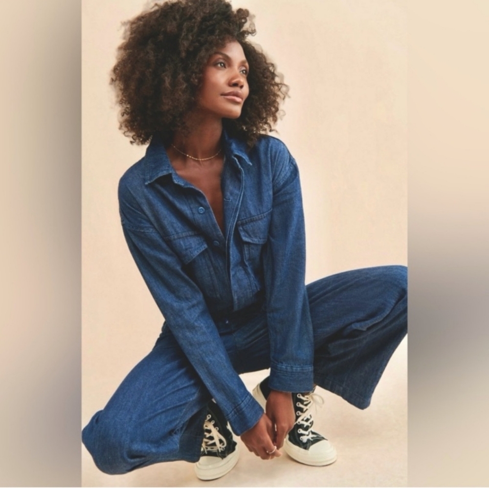 Levi's X Free People Baggy Surplus Coveralls